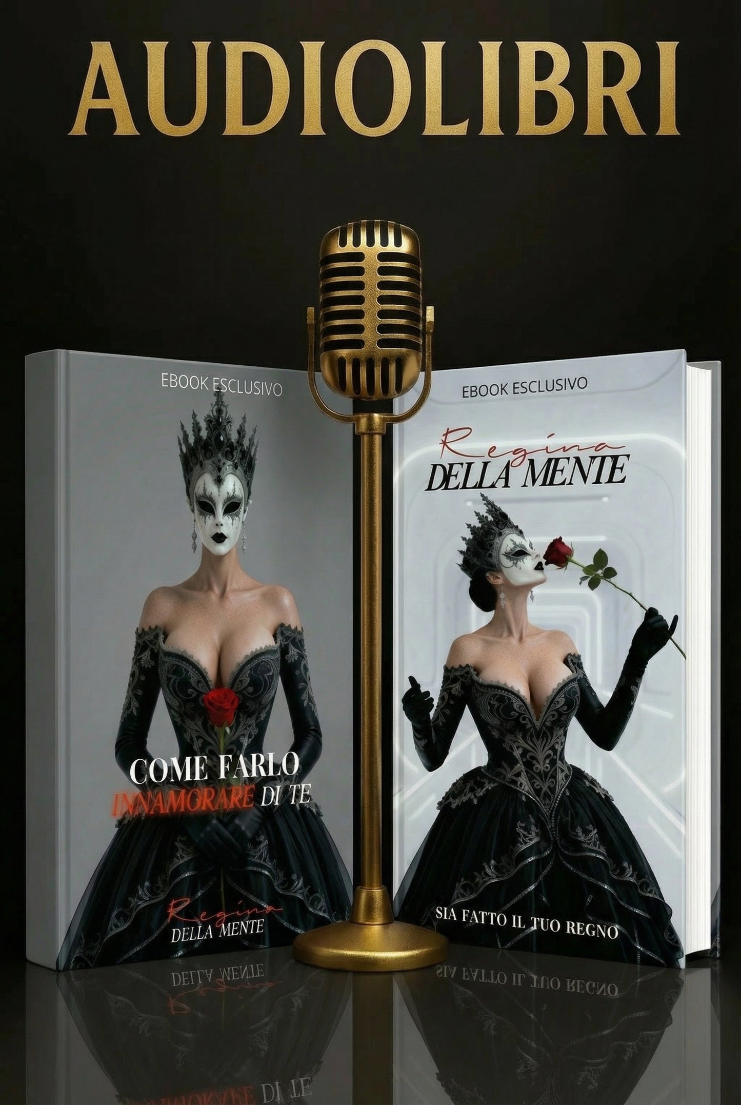 AUDIOLIBRI "COME FARLO INNAMORARE e REGINA DELLA MENTE"